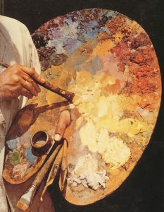 artist paint palette